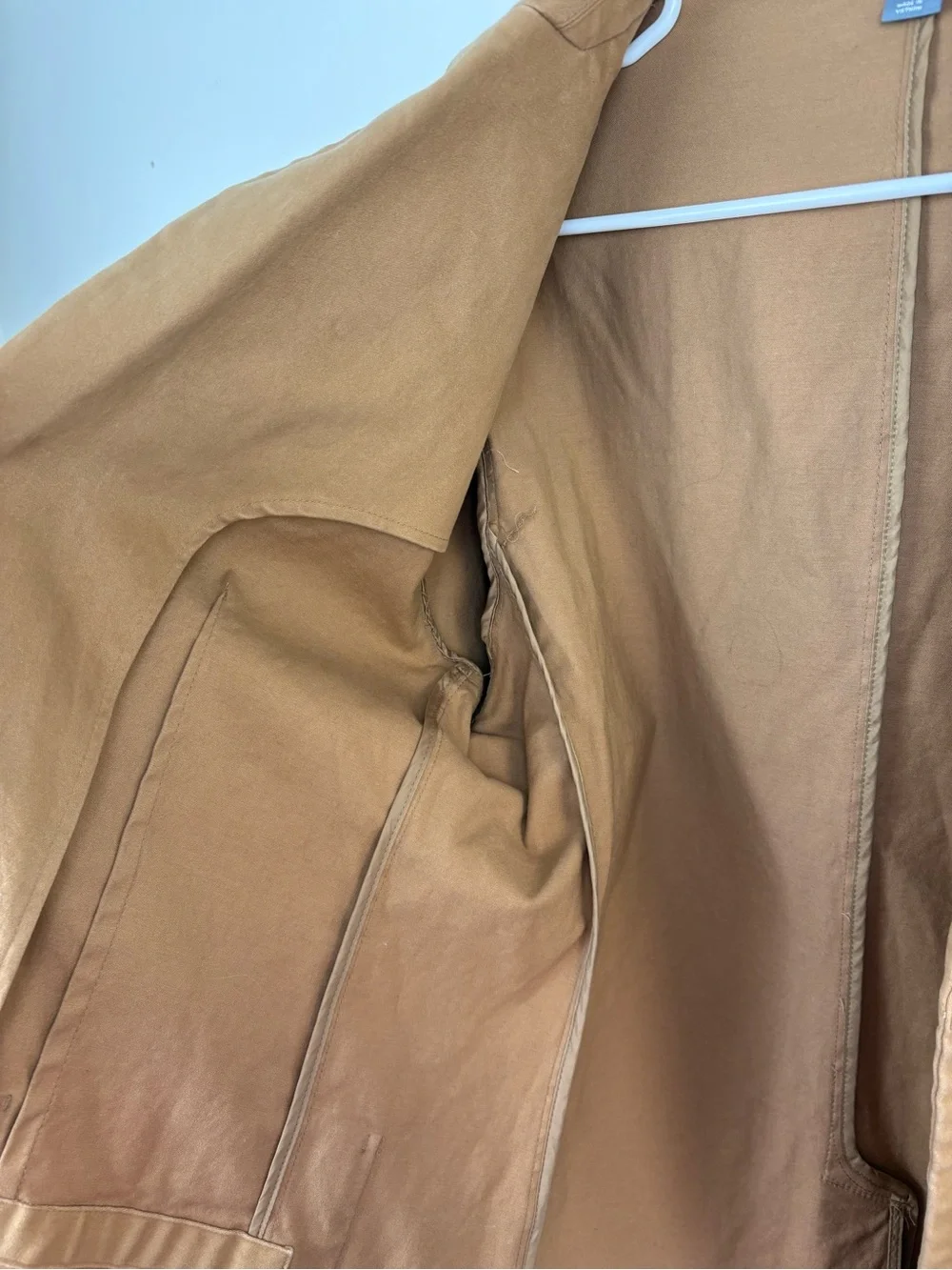 Old Navy Casual Blazer Size Large Creme Caramel EUC Light Academia 98% Cotton